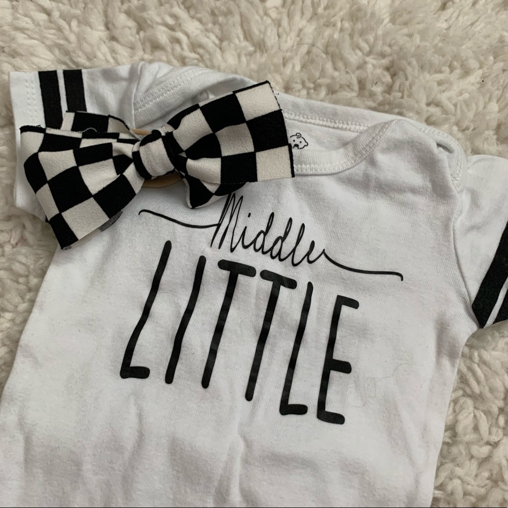 Mini Biggie Bow Checkered